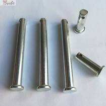 Galvanized pin flat head with hole pin piercing Pin Pin cylindrical pin fixed M6M8M10 positioning pin