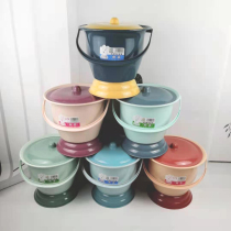 Fashion high-quality spittoon baby toilet Pregnant woman plus high urine bucket Adult toilet Household portable with cover deodorant