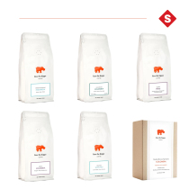   Pre-8 6 bake ] British Kiss the Hippo boutique coffee beans light baking SOE hand punch