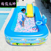 Childrens inflatable swimming pool oversized family baby baby swimming bucket thickened large family child bath pool