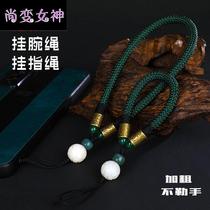 Mobile phone lanyard short wrist rope hanging wrist rope hanging finger sling ring wristband for men and women hand-woven strong and durable