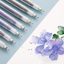 Can add ink goule pen needle pen ink large capacity primary school students art special painting repeatedly use watercolor gouache stroke animation cherry blossom beautiful pen cartoon drawing pen thin head set
