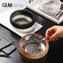 Nordic Retro Minimalist Glass Ashtrays Creativity Personality Trend Home Living Room Office Tea Table Smoke Cylinder Pendulum