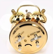 Special mechanical alarm clock metal old-fashioned clockwork manual winding retro alarm