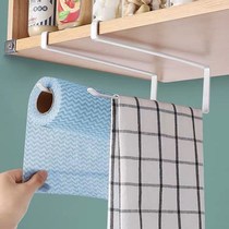 Kitchen Paper Towel Rack Cabinet Free punching paper frame Kitchen Sloth cloth frame Suction Oil Paper Rack Preservation Film storage rack