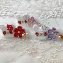 RINKA Handmade Pet Headdress Dog floral headdress Teddy Marzis Yorkshire Wool Rabbit Flower hairclip