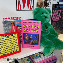 duye degree also Korean thence sticker book retro teddy bear rabbit colored diy hand account phone shell ins