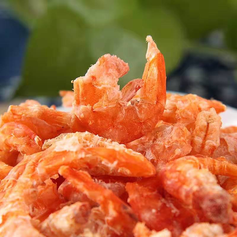 Haimi dry goods special unsalted fresh wild golden hook shrimp rice ready-to-eat shrimp seafood dry goods Qingdao speciality 250g