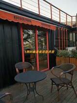 Creative container reception room movable outdoor kitchen simple color steel room temporary work Place House