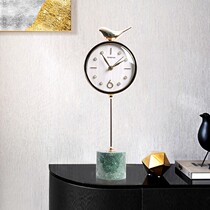 Clock clock home desktop clock luxury modern simple Nordic American living room TV cabinet creative ornaments clock