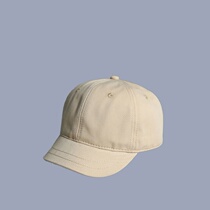 Duck tongue hat male Tide baseball cap ins Tide brand Korean version of the trend Joker short eaves spring and autumn solid color khaki girls
