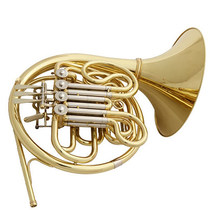 Professional flagship store Military Band B- flat double-row French horn split French horn band French horn instrument