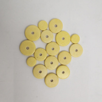 Professional flagship store flute leather mat yellow (16 pieces) flute special instrument yellow