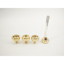 Professional flagship store trumpet mouth 4 tip gilt gilded horn 3C 5C 1-1 2C trumpet mouth