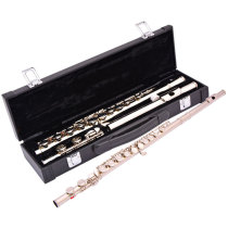 Professional flagship store flute instrument 16-hole nickel-plated silver C tune E-key row type general professional grade test performance can