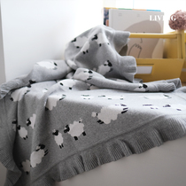 All-cotton Children Adult universal blankets infant bag quilts by air conditioning blanket Kindergarten Office Nap Blanket Sofa Blanket