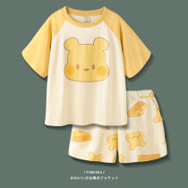(designer series)pajamas womens 2021 new cotton small milk bear short-sleeved shorts summer thin suit