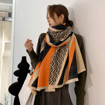 Cant play 2021 new scarf womens autumn and winter warm Joker Korean tide bib big brand shawl senior sense