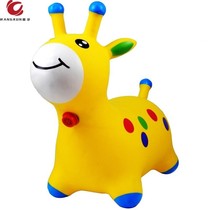 Childrens toy riding rubber jumping childrens corner ball horse horse riding vault pony horse horn inflatable