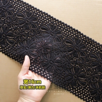 Japanese thick stretch lace fabric underwear Skirt sleeve sleeve length accessories Decorative accessories 16cm