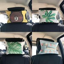 Cotton linen and wind tissue paper towel bag paper bag car cloth tissue box paper towel bag