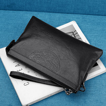 Trendy mens handbag envelope casual large capacity handbag hand grip bag trendy mens bag fashion