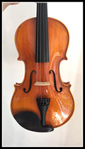 Handmade solid wood tiger pattern violin for children adults beginners grade-level performance
