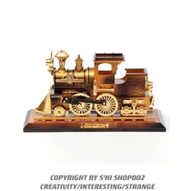 Shi home retro nostalgic classic car clockwork music box simulation convertible car toy boy