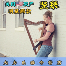 Harp Reesharp American origin European classical instrument Irish Celtic 26 string professional wrench