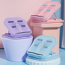 Slim-legged artifact oblique pedal calf stretch assist standing Achilles tendon stretch wall foldable fitness device
