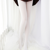 White pantyhose adult white stockings plus fat plus size spring velvet adult dance practice