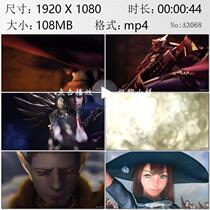 Girl samurai game character cold weapon duel to defeat evil HD real shot video material