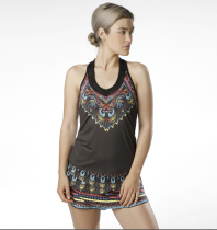 foreign lucky in love lucky love 2022 limited edition tennis top vest short skirt black
