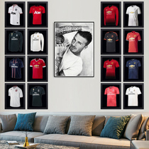 Football birthday gift Beckham hand-held to send boys Messi Ronaldo dolls around souvenir photo frame ornaments