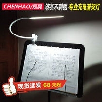 Charging Professional No Frequency Flash Spectrum Rack Light Piano Music Score Lamp Eye-Protection Clip Lighting Guzheng Violin Spectrum Rack Light