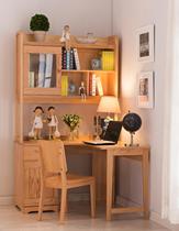 Bright corner bookcase