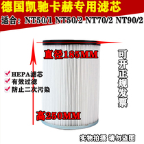 Vacuum cleaner accessories Filter element NT50 1 Filter element NT70 2 NT90 2 NT50 2 Hippa