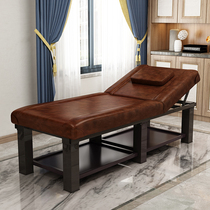 Beauty bed Folding home beauty bed Beauty salon special spa massage embroidery fire therapy Ear massage bed