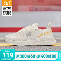 361 Men Shoes Sneakers 2022 Summer New 361 Degrees Official Shoes Comfort Netting Shoes Soft Bottom Casual Shoes Man