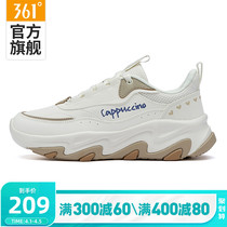 361 Women Shoes Old Daddy Shoes Sneakers 2022 Spring New 361 Degrees Tide Hitch Casual Shoes Girls Shoes