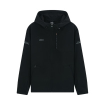 361 mens single trench coat 2021 spring new spring hooded casual top long sleeve print sports coat men