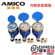 Emeko Water Meter LXS-E 099 Iron Shell Rotor Wet Household Drip Water Water Meter National Standard