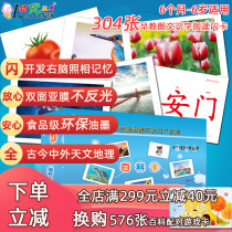 Lingyou Duman flash card literacy encyclopedia card Baby early education whole brain development right brain memory training full set of teaching aids