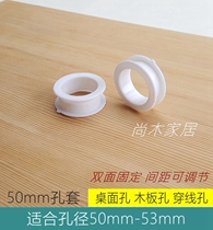 (50 holes sleeves * for buckle) Desktop open pore wood board holes Hole Sewer hole surface open pore threading holes