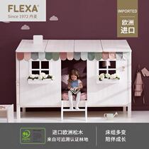 FLEXA Fleisha Children's Single Bed Imported Nordic Solid Wood Simple and Changeable Tree House Bed