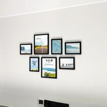 Restaurant photo wall decoration photo frame combination hanging wall without punching photo wall creative living room wall wall photo album wall