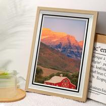 Wooden photo frame table 5 inches 6 inches 7 inches 8 inches 10 inches a4 simple photo studio photo frame hanging wall photo wall