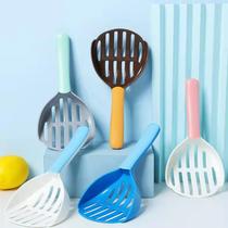 New Cat Sand Shovel Plastic Bicolor Cat Poop Shovel ten Toilet Instant Filter Practical Handy Pet Cleaning Supplies
