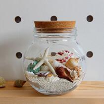 Drifting bottle quicksand bottle shell wishing beach ocean glass home decoration ornaments