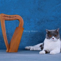 Kristall Taiwan Ireland small harp 8-string mini beginner portable enlightenment instrument Finger practice gift Female